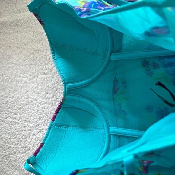Victoria's Secret Sexy Little Things Floral Corset Sheer Top Size 36B - Picture 9 of 13
